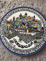 Jeruzsálem dísztányér eladó 27 cm