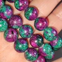 Rubin zoisit gyönyörű karkötők (12mm)