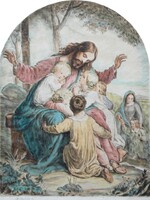 Prihoda István „Jézus gyermekekkel”