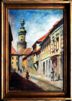 Cmarits Margit : 1905-1995 - "Sopron tűztorony" Garantáltan eredeti