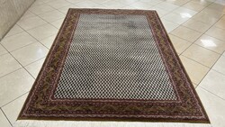 4212 KÜLÖNLEGES IRÁNI Mir kézi gyapjú perzsa szőnyeg 170X245CM