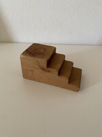 Kinderkram fajáték: lépcső, emelvény, 6x6x12,5 cm
