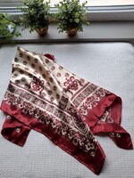 Vintage selyem kendő