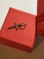 Sárga arany kereszt medál