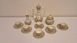 Zsolnay Perzsa mintás kávés készlet eladó