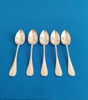 Ezüst 5 darab teáskanál