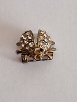 (62) Katicás, köves bross,kitűző!