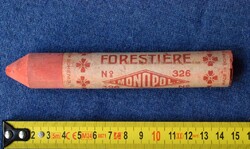 Antik nagy Bohemia Craie Forestiére Monopol pasztell erdészeti jelölő kréta  14,5cm