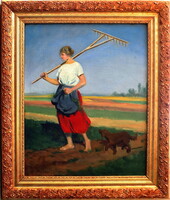 Feloldatlan szignóval 1920-körül: Garantáltan eredeti