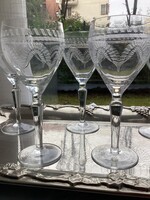 Lausitzer talpas kristály poharak az 1920- as évekből!