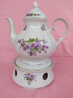 Mitterteich Bavaria teás kanna tea melegítő állvánnyal