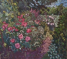 Mártonfi Benke Márta Rózsakert 80x90cm