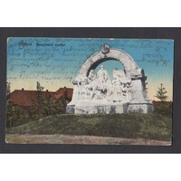 Magyarország,Szolnok - Damjanich szobor 1915