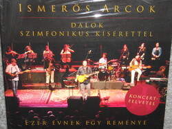 ISMERŐS ARCOK EZER ÉVNEK EGY REMÉNYE koncert felv.Dalok szimfonikus kísérettel CD ÚJ gyári bontatlan
