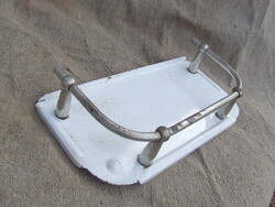 Régi zománcozott kályha szikrafogó