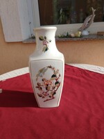 Hollóházi,virágos,madaras nagy váza..30 cm,,Hibátlan,,Akcíóban..