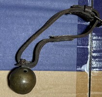 Régi réz pergő bárány csengő