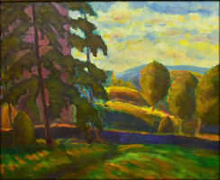 XX. sz. első fele magyar festő: ERDÉLYI TÁJ