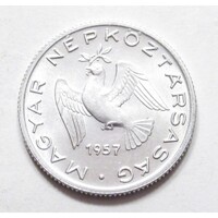 Magyarország,10 fillér 1957 aUNC+ aluminium