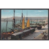 Magyarország,Fiume - Móló 1912