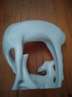 Sinkó ritka Zsolnay őzek