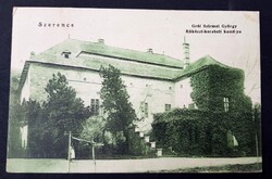Szerencs Gróf Szirmai György Rákóczi korabeli kastélya képeslap