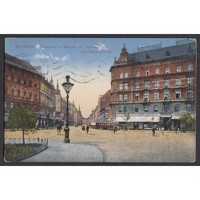 Magyarország,Budapest VIII. - Baross tér és Rákóczi út 1915