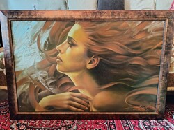 ALKALMI ÁR! – Eladó Arthur Braginsky eredeti olajfestménye – „Az angyal csókja” (2008)