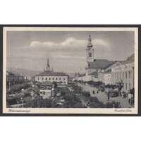Erdély,Máramarossziget - Erzsébet főtér 1942