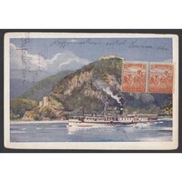 Magyarország,Visegrád - Visegrád gőzös 1922