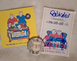 Pa-dö-dö autogram és kitűző