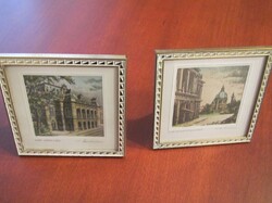 Bécs / Wien színezett metszeteken