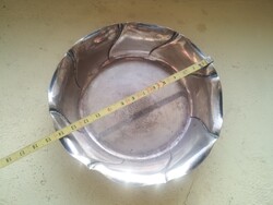 Régi  800as jelzett ezüst tálca Kínáló 95gr akár befektetésnek