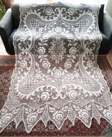 ANTIK KÉZIMUNKA NECC CSIPKE FÜGGÖNY !!! - 190X300 CM