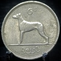Írország 6 Penny, 1968 D11H2