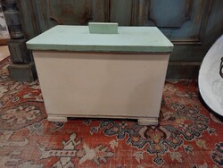 Cipőtisztító fa láda, levehető tetővel ,előszobai tároló,kiegészítő