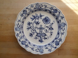 Antik hagymamintás porcelán nagy kerek tál 30,5 cm