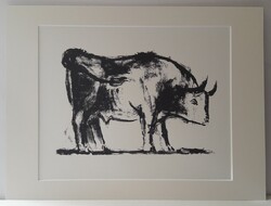Eladnám litográfia gyűjteményem egyes darabjait, - íme az első, egy PICASSO!