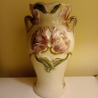 ZSOLNAY pipacsos váza 21,5 cm