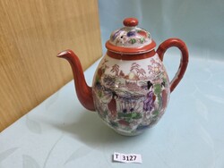 T3127 Japán Gésa jelenetes kávé vagy tea kiöntő 17 cm