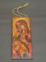 S. Vera '99 fára kézzel festett Madonna kis Jézussal