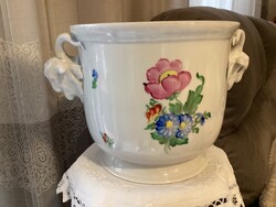 Giga méretű herendi Tertia porcelán Kaspó