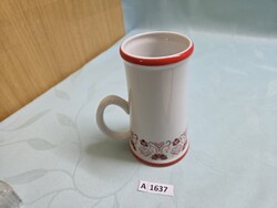 A1637 Hollóházi Compack korsó 14 cm