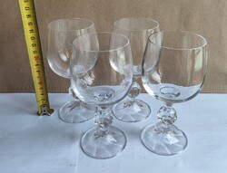 Kristály boros poharak