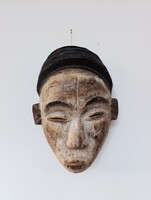 Afrikai maszk antik Pende népcsoport Kongó africká maska afrikanische Maske D304 219 6015