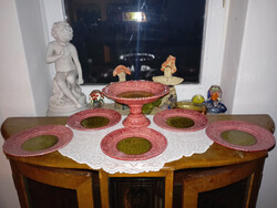 V&B Schramberg MESÉS MAJOLIKA TALPAS KÍNÁLÓ + TÁNYÉROK   - Art@Decoration