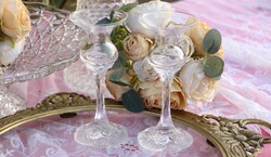 Rosenthal Classic Rose Monbijou kristály gyertyatartó