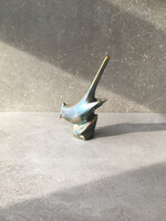 Zsolnay, eozin mázas madár, Sinkó.