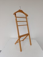 Antik szobainas összecsukható kisbútor ruha fogas jelmez tartó vállfa állvány 316 6035