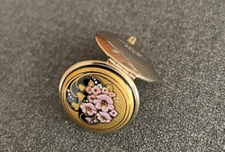 Fényképtartós Michaela Frey aranyozott  medál - hibátlan